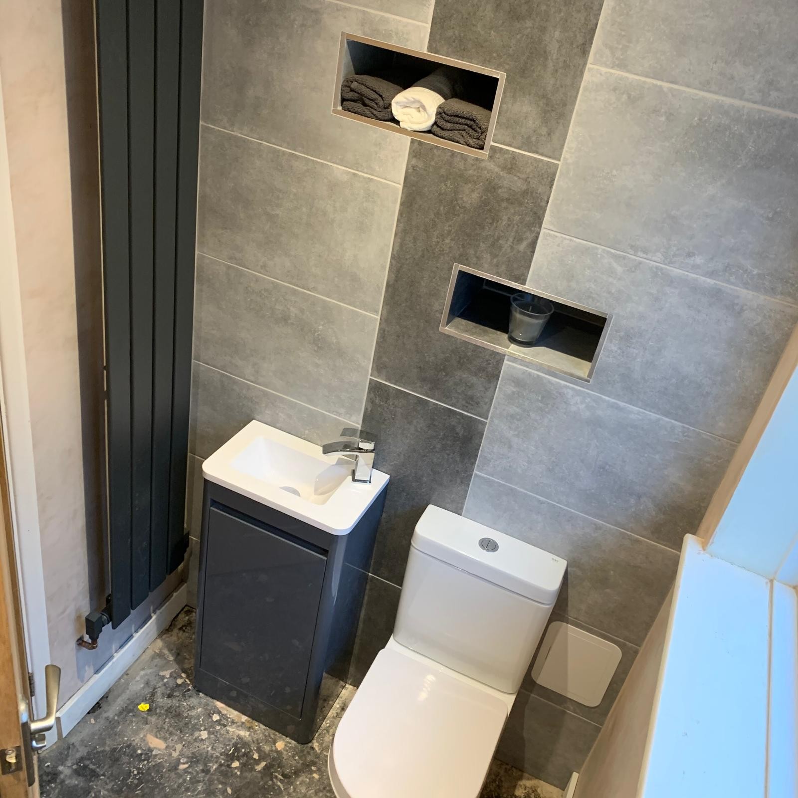bathroom fitting and tiling completed by DBD Builders Ltd in Buckinghamshire